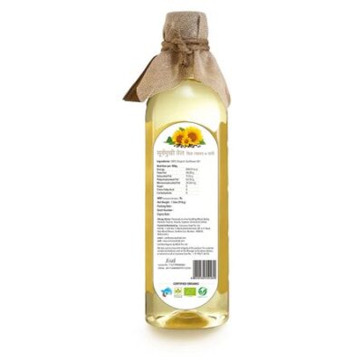 Conscious Food Organic Sunflower Oil(Plastic Bottle)