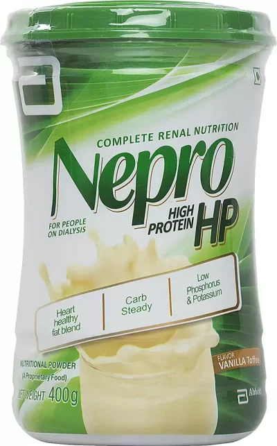 Nepro Hp Vanilla Toffee Flavour Nutrition Drink Jar Of 400 G