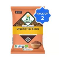 24 Mantra Organic Flax Seeds - Pack of 2