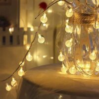 LED Decorative Crystal Ball String Light(14 Crystal Lamps,4 Meter)