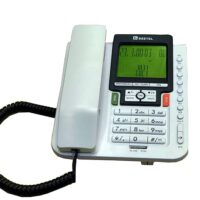 BEETEL M71N Caller ID LANDLINE Phone with 2 Way Speaker and 8 ONE Touch Memory (White)