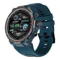 Noise Force Rugged & Sporty 1.32" Bluetooth Calling Smart Watch, 550 NITS, 7 Days Battery, AI Voice Assistance, Smart Watch for Men (Teal Green)