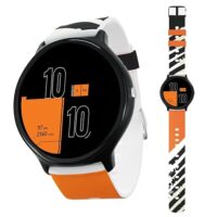 Vibez by Lifelong Fusion Smart Watch for Men & Women, 1.39” HD Display, 360*360 pixels, 550 NITS, BT Calling Smartwatch, Heart Rate Monitoring, SpO2, IP67, Multi Sports Mode (VBSW2268, Orange & Black)