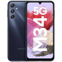 Samsung Galaxy M34 5G (Midnight Blue,8GB,128GB)|120Hz sAMOLED Display|50MP Triple No Shake Cam|6000 mAh Battery|4 Gen OS Upgrade & 5 Year Security Update|16GB RAM with RAM+|Android 13|Without Charger
