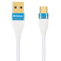 3 idea Imagine Create Print Tessco (GU-331) 3 in 1 USB Cable for Type-C, Micro USB, for all Smartphone, Tablet with Rapid Charging Support and Fast Data Sync (1M, White)