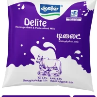 Aavin Delite Premium Fresh Cow Milk (Pouch)
