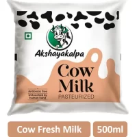 Akshayakalpa Organic Pasteurized Cow Fresh Milk (Pouch)