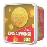 Amul Ice Cream King Alphonso Gold, 1 Litre
