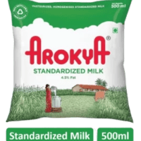 Arokya Standardized Fresh Milk (Pouch)
