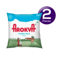 Arokya Toned Fresh Milk (Pouch) 500 ml Combo