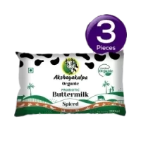 Akshayakalpa - Organic Probiotic Buttermilk Spiced 200 ml Combo