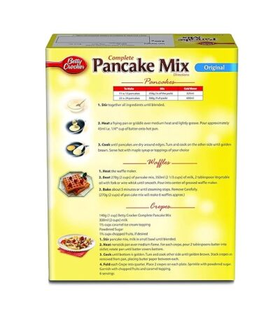 Betty Crocker Complete Classic Pancake Mix | Pancake Mix for Kids| No-Preservatives| 500 g