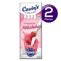 Cavin's Strawberry Milkshake 200 ml Combo