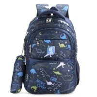 Chris & Kate Multi-Print School Backpack for Boys and Girls - Versatile for School, College, Everyday Use - Includes Free Stationery Pouch and Rain/Dust Cover