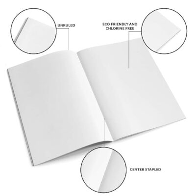 Classmate Notebook - Unruled, 72 Pages, 240 mm x 180 mm - Pack Of 4