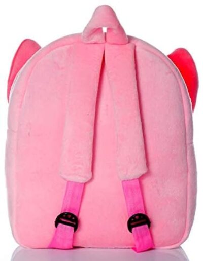 Frantic Kids Velvet Soft Animal Cartoon Plush School Backpack Bag for 2 to 5 Years Baby/Boys/Girls Preschool, Picnic, Nursery