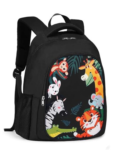 Frantic Polyester Waterproof 26 L School Backpack With Pencil/Staionery Pouch School Bag Class 1 to 8 Daypack Picnic Bag For School Going Boys & Girls