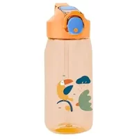 FunBlast Cute Water Bottle with Sipper, Water Bottle for kids, Sipper Bottle for Kids - Anti-leak Cartoon Kids Water Bottle for Kids (550 ML) (Bird) - Tritan, Pack of 1, Multicolor