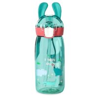 Funblast Water Bottle For Kids, Cute Design Water Bottle With Sipper, Sipper Bottle For Kids -Anti-Leak Kids Cartoon Water Bottle For Kids - 550 Ml (Animal),Multicolor - Tritan