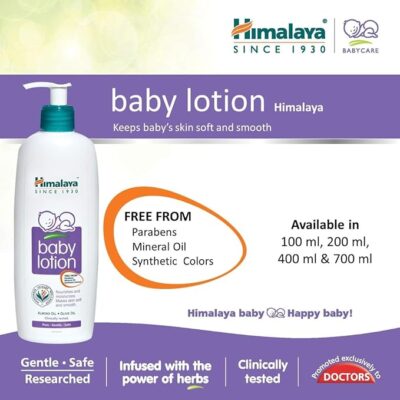 Himalaya Baby Body Lotion, For All Skin Types (400 ml)