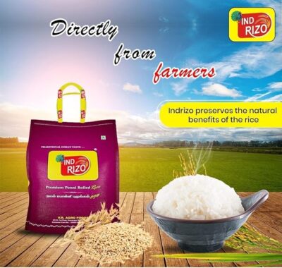 Indrizo Premium ponni Boiled Rice (15 kg)