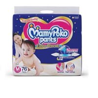 Mamy Poko Pants Extra Absorb Diapers for Babies, (Size : Medium), Pack of 76 Pants