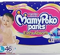 MamyPoko Extra Absorb Diaper Pants - 46 Pants (Large)