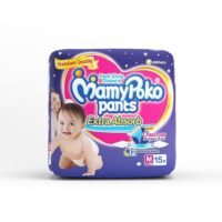MamyPoko Pants Medium Size Diapers (for Unisex baby,Pack of 15)