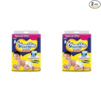 MamyPoko Pants Standard Baby Diapers, Medium (M), 52 Count, 7-12kg (Pack of 2)
