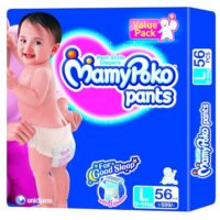MamyPoko Style Diaper Pants, Large (Pack of 56)