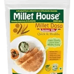 Millet House Instant Millets Dosa Mix | 100% Organic Natural Healthy Siridhanya Millets Dosa Instant Mix | Certified Ready to Use Millet Dose Mixing | Millet Mix Quick Dosa (Pack of 1, 400 Grams)