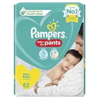 Pampers Diaper Pants, Baby, 62, Count