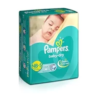 Pampers Taped Baby Diapers, Small (SM), 22 count