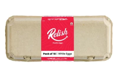 Relish White Eggs (Pack of 10)