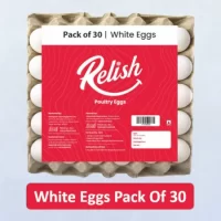 Relish White Eggs (Pack of 30)