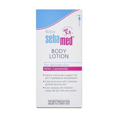 Sebamed Baby Body Lotion 400 ml|Ph 5.5|Camomile & Allantoin| Dermatalogically tested| Sensitive skin