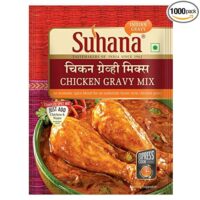 Suhana Chicken Gravy Mix 80g Pouch | Spice Mix | Easy to Cook | Pack of 4