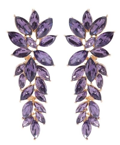 YouBella Fashion Jewellery Earings Drop and Dangler Ear rings Crystal Earrings for Girls and Women