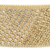 Yumi Hair Accessories Designer and Stylish Back Center Clip (Golden with Pearl)